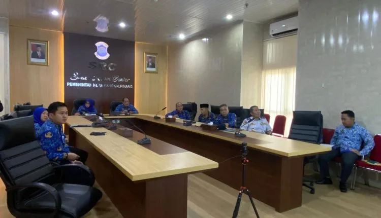 Melalui Zoom Meeting, Pemkot Pangkalpinang Ikuti Rakor Bersama Kemendagri