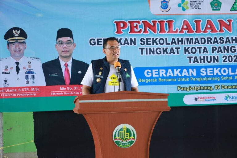 Bangkitkan Karakter Positif Anak, Gerakan Sekolah Sehat Kembali Menggema di Pangkalpinang